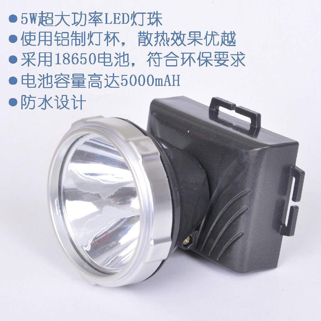 双锂电池头灯图片