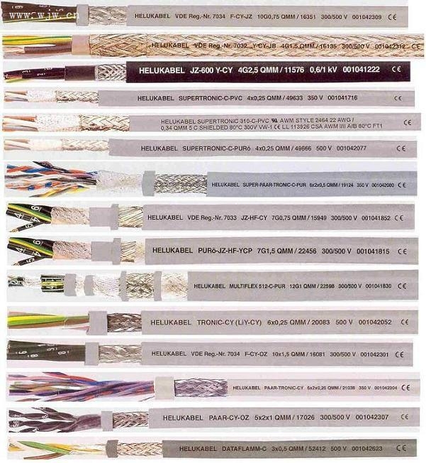 德国原装进口高柔性电缆JZ-HF - JZ-HF - 德国和
