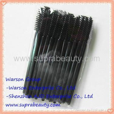 Disposable Mascara Wands on Plastic Handle Various Color Disposable Mascara Brush   Wsds0018   Oem