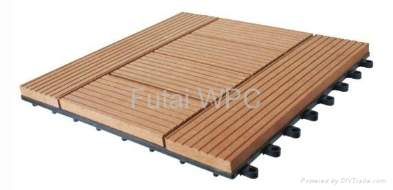 sell wood plastic composite decking 1
