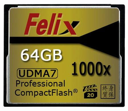 D800\/5D3 单反相机CF卡64GB 1000X - FELIX