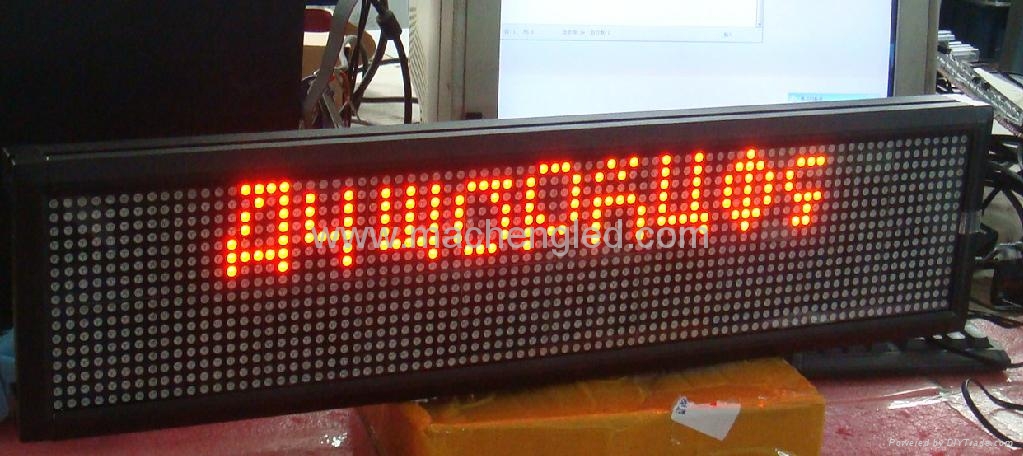 led点阵信息滚动遥控显示屏