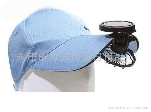 太阳能帽夹 太阳能风扇夹子 迷你风扇 (中国 浙