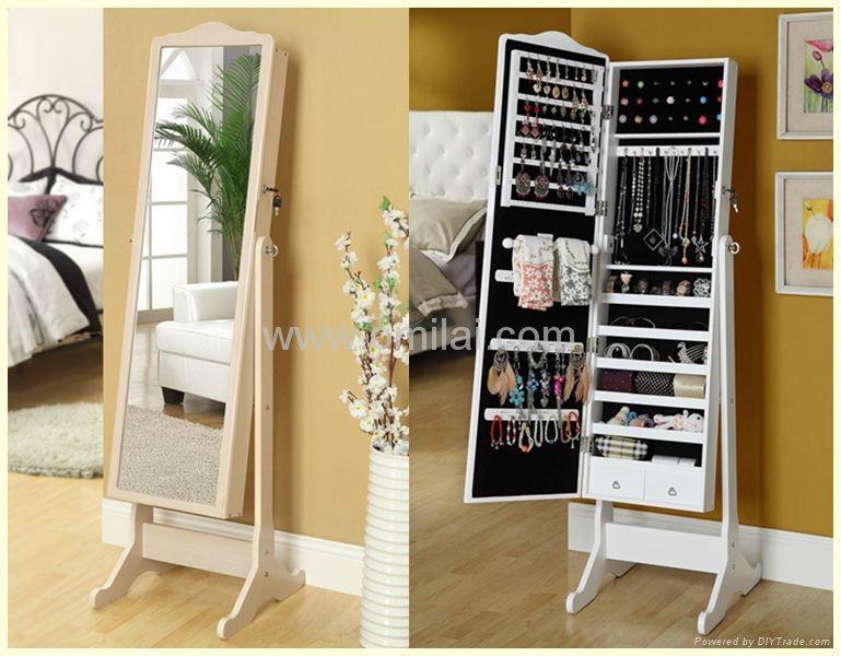 Jewelry Mirror Storage Mirrored Jewelry Cabinet - 410201 - DBT (China 