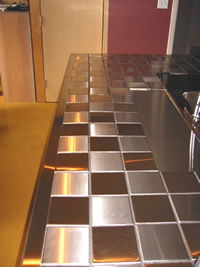 Steel Wall Tile-Kitchen Countertop - Ice Cube (China Manufacturer ...