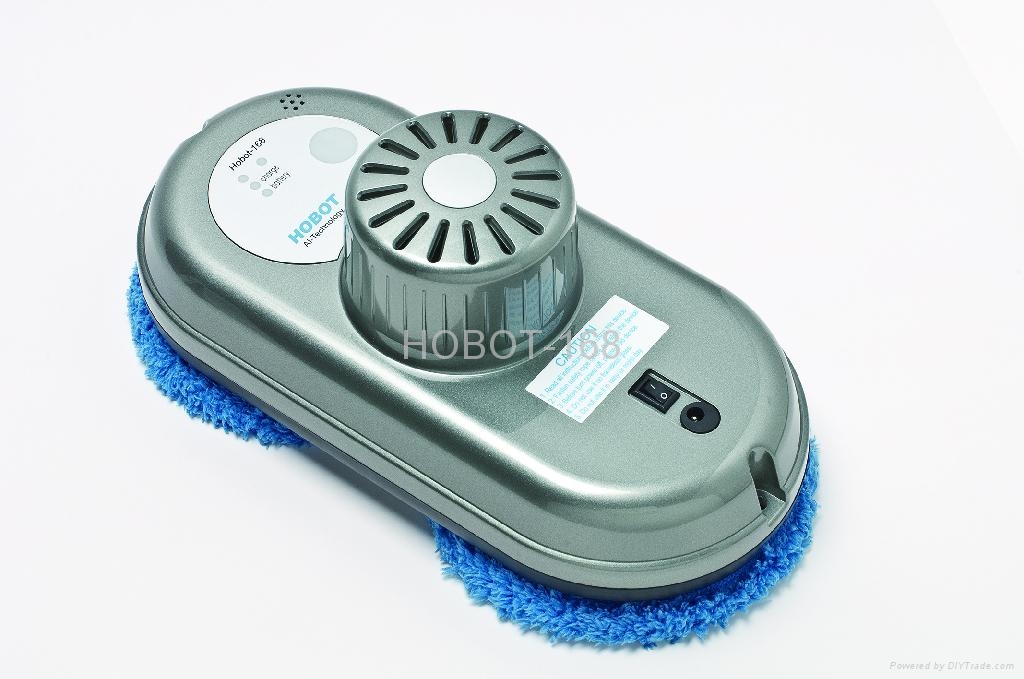 玻妞擦玻璃机器人(时尚银) - HOBOT-168(S) (台