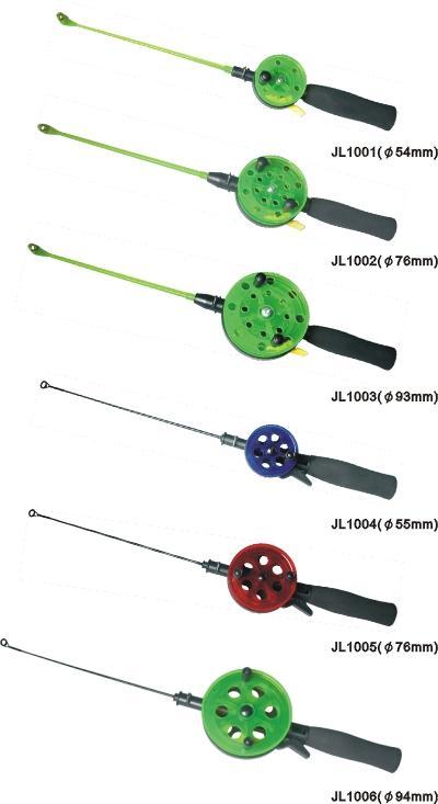 fishing rod. ice fishing rod with reel