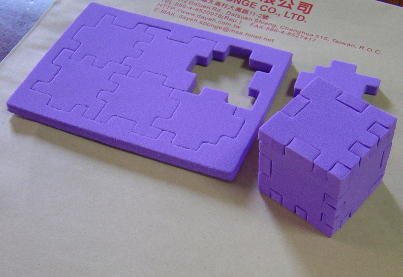 3-D Foam puzzle cube - PT006 (Taiwan Manufacturer) - Plastic Toys