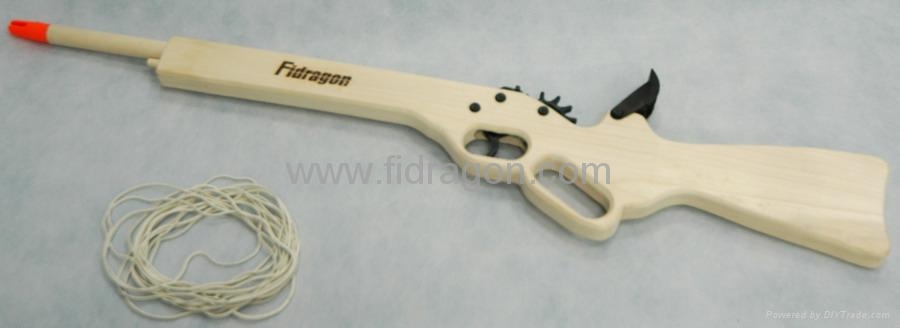 Wooden Rubber Band Guns
