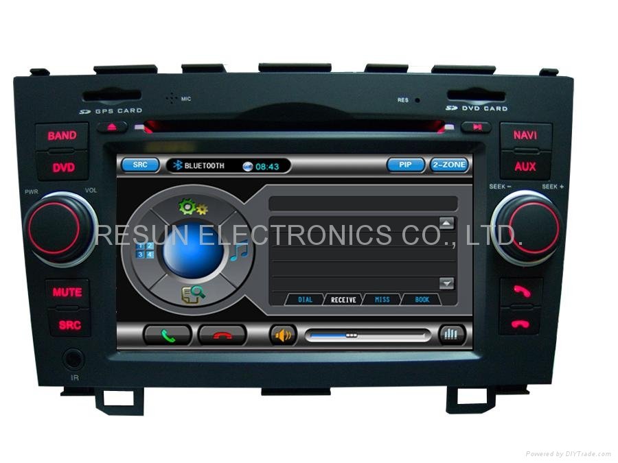 Honda CRV Car DVD GPS HD LCD Touch Screen DVB-T iPod Picture in Picture 