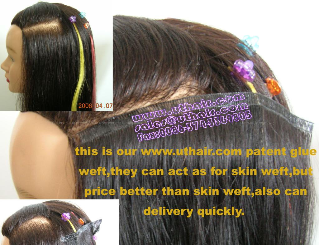 how to remove hair glue from weft