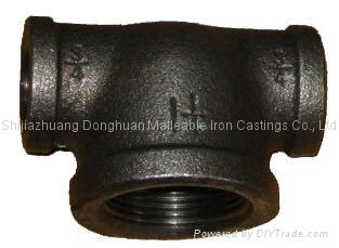 变径三通+玛钢管件+-+130r