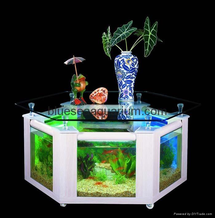 fish tank coffee table. in coffee table fish tank