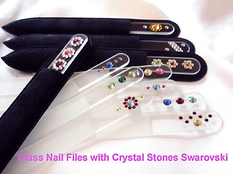 Crystal Glass Nail File - Merites (Czech Republic Manufacturer) - Cosmetics 
