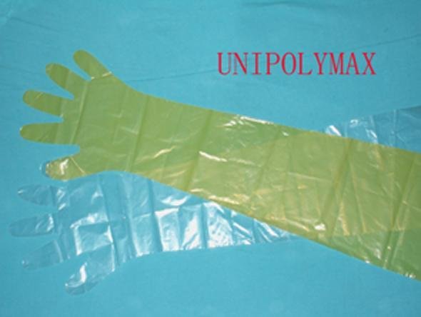 Full Sleeve Gloves. PE LDPE EVA Long Sleeve Gloves