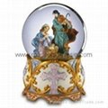 religious water globes nativity snow globes