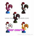 Portugal Resin Fridge Magnet Roosters Barcelos