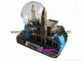 Polyresin Virgin Mary Snowglobe - Portuguese Souvenir