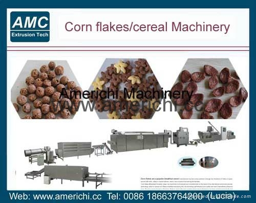 玉米片早餐谷物食品设备生产线 - AMC200 - 美