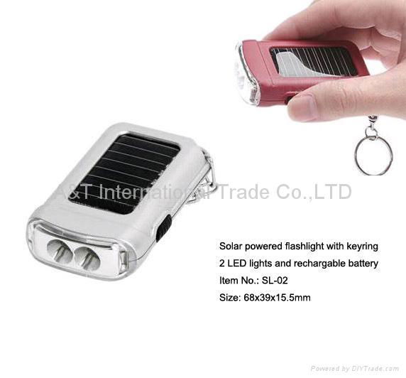 solar powered flashlight. Solar Powered Flashlight with