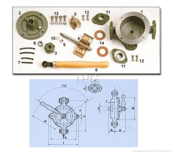 semi rotary hand pump K00,K0,K1,K2,K3 TOP (China Manufacturer