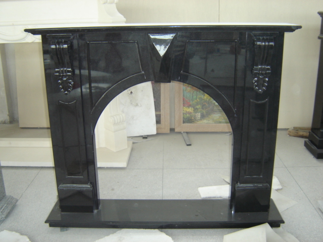 marble fireplace mantel