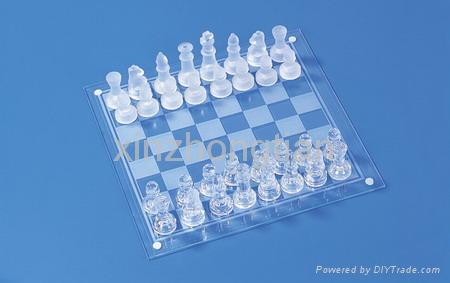 Glass Chess Set, Ludo Game