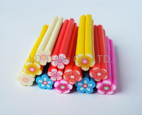 1cm diameter FIMO canes big flower canes