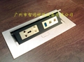 K206（闪光银）多功能桌面插座/桌面信息接口插座/桌面插座