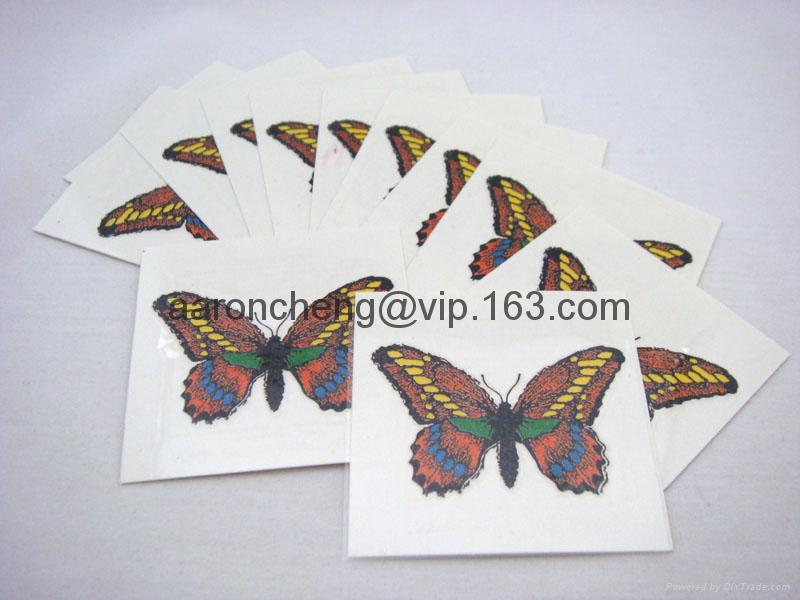 temporary tattoo sticker/nontoxic tattoo stickerutterfly tattoo sticker