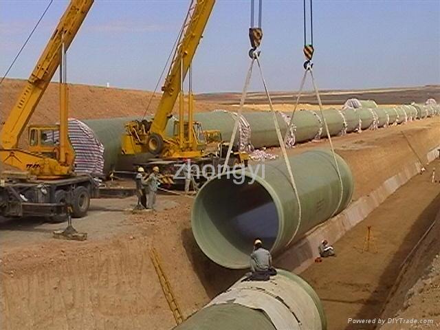 玻璃钢给排水管道 - DN10mm-DN15米 - 中意 (