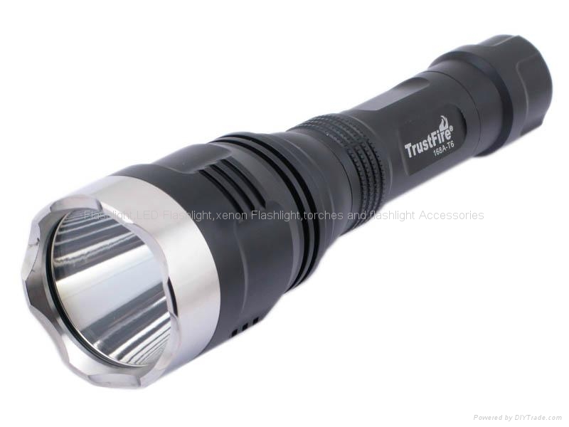 TrustFire 168A-T6 CREE XM-L T6 5 Mode LED Flashlight with Steel Head TrustFire 168A-T6 CREE XM-L T6 5 Mode LED Flashlight with Steel Head