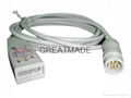 HP M1669A 3-lead AAMI & IEC  Trunk Cable  