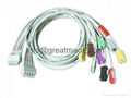 GE-Marquette MC-500/1200  EKG Multi-Link Leadwires , grabber 