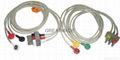 HP M1615A/M1605A 3-lead IEC/AHA Snap Leadwires 