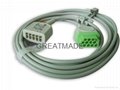 GE 2017003-003  5-Lead IEC Trunk Cable 