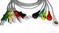 Spacelab  700-0007-11 5-Lead IEC Snap Leadwires 