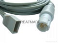 Drager -UTAH IBP transducer  adapter cable 