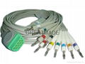 GE-Marquette  one piece EKG Cable with leadwires 