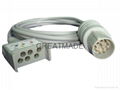 Nihon Kohden JC-763V ecg  trunk cable 