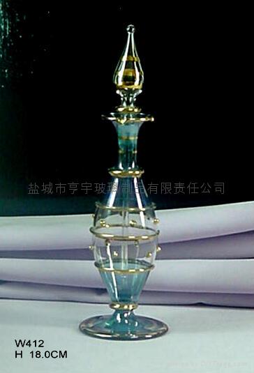 glass perfume bottles. quot;Fancy glassbottles for a