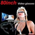 80inch video glasses Digital Video Glasse,private cinema,HeadVideo,video eyewear