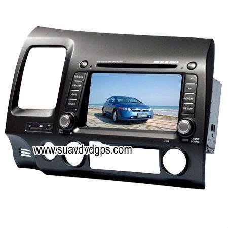 Honda CIVIC Car DVD Player System Built in GPS Navi RDS,bluetooth