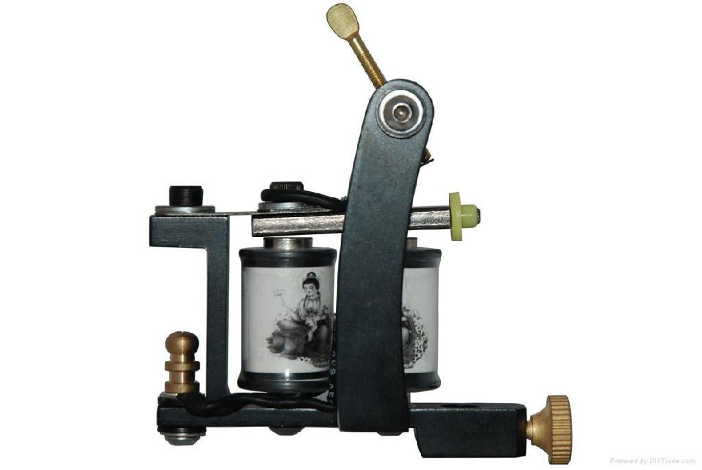 Brass Rotary Tattoo Machine Gun-Three function in One:Body/Eyebrown/Lip