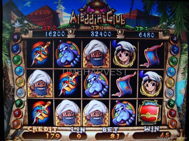 GAMINATOR,Aladin,Magician,HOT 5in1 game PCB (China Manufacturer