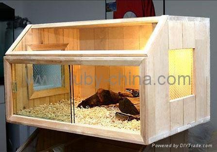 Reptile wooden vivarium - RKB604040A - LUBY (China Manufacturer) - Pet 