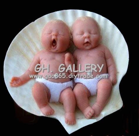 Clay figurine Wedding Cake Topper Newborn baby gift