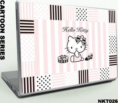 Laptop Skin-Hello Kitty designs - NKT - 3Tops (Hong Kong Manufacturer) 