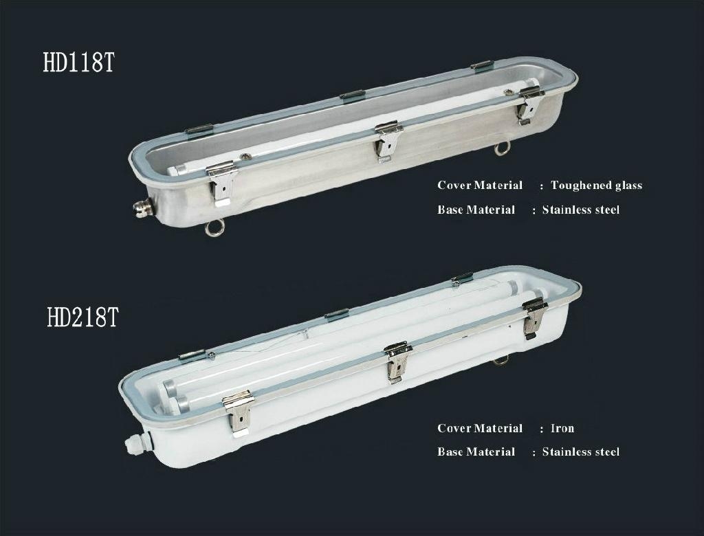 IP65 lighting fitting with T8 tube and electronic ballast HD236T