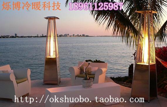 塔形火焰玻璃管取暖器 - 四角形 - 烁博 (中国 江